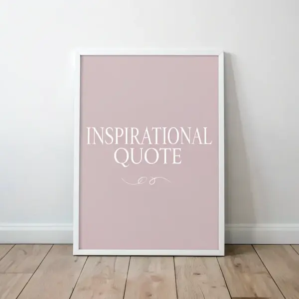 Motivational Quote Poster